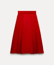 PLEATED CAPE SKIRT