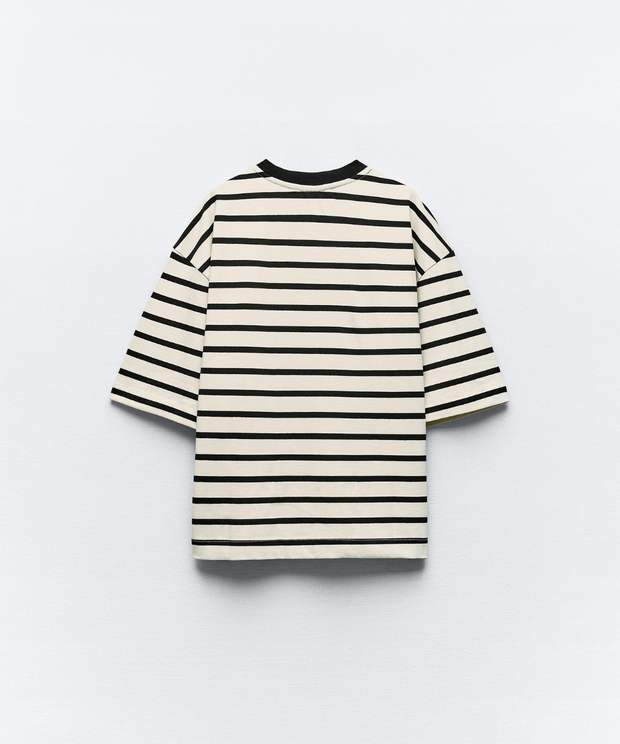 OVERSIZED STRIPED T-SHIRT