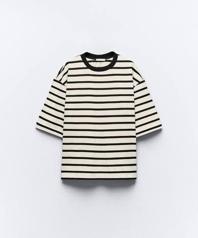 OVERSIZED STRIPED T-SHIRT